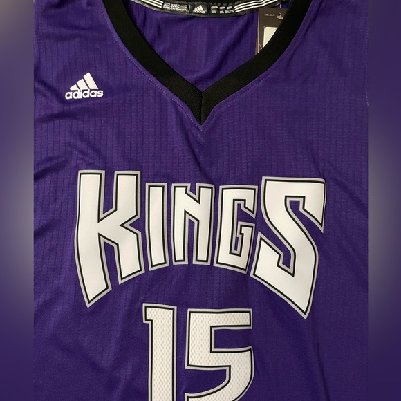 Size XXL Men Demarcus Cousins Sacramento Kings Swingman NBA Basketbal Jersey - Picture 2 of 5